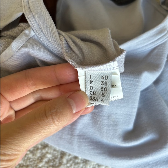 Narciso Rodriguez light purple top - Picture 6 of 9